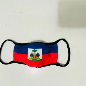 Haití flag face mask