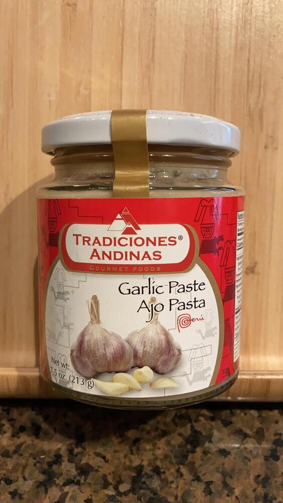 Tradiciones Andinas garlic paste
