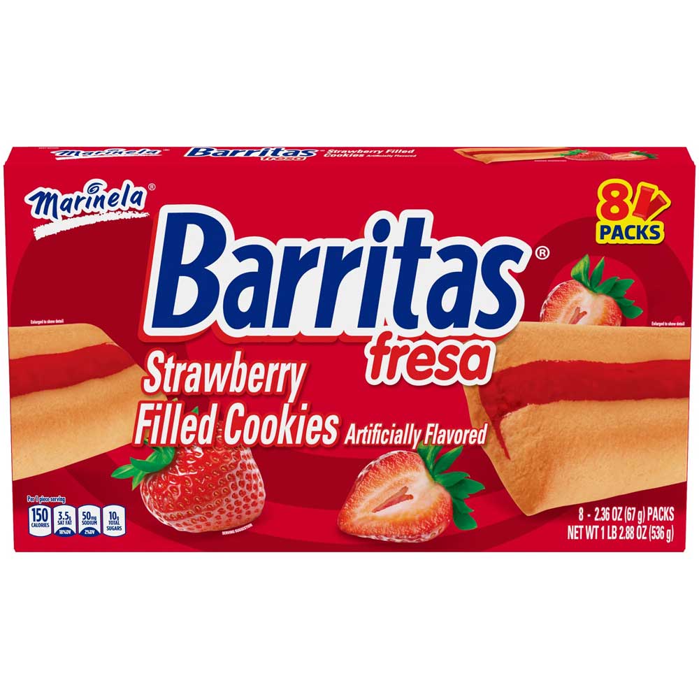 Barritas Pineapple and Strawberry