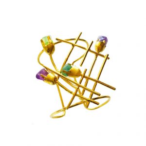 Colorful Crystal Branches Bracelet