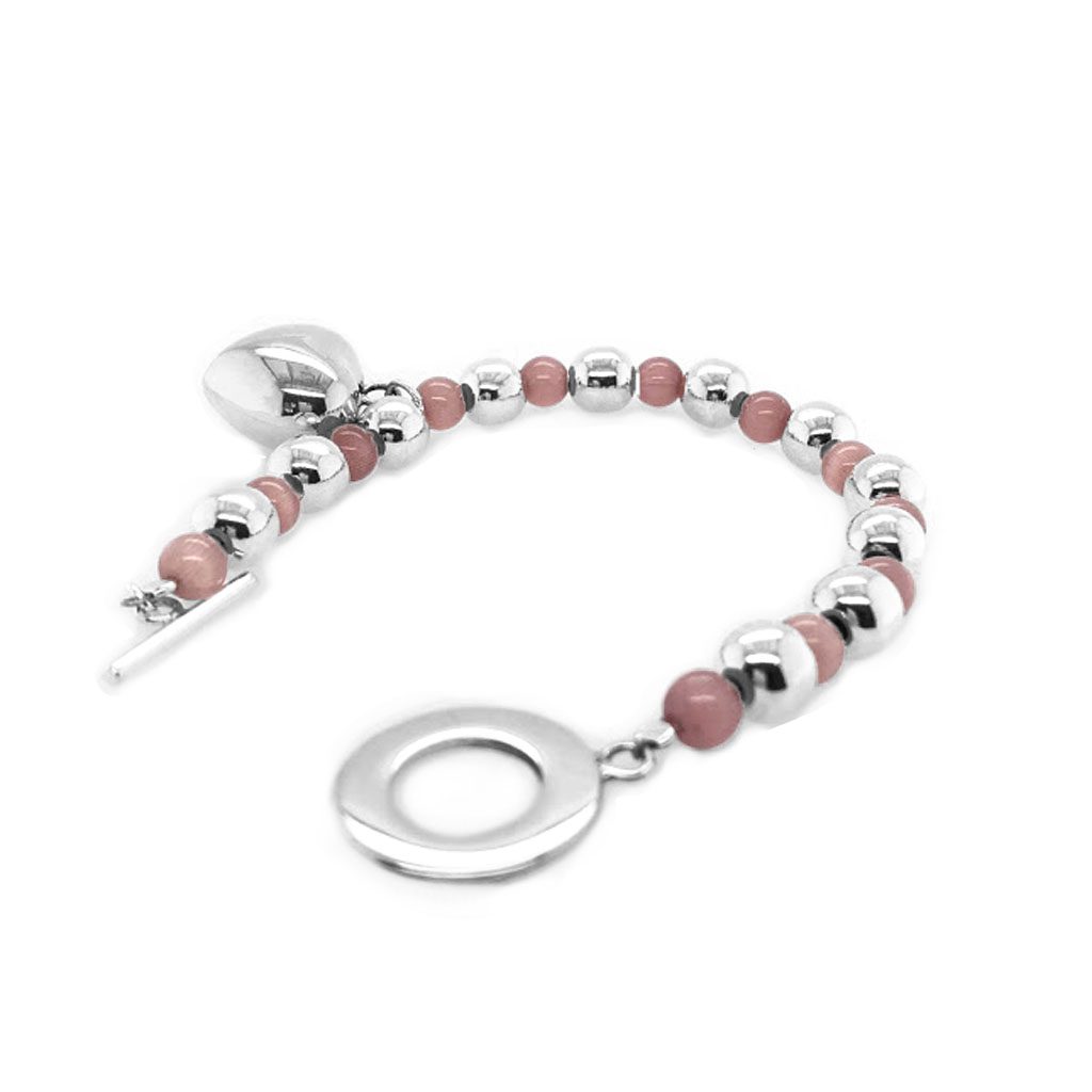 Pink-cat-eye-silver-bracelet-back-Nueve-Sterling