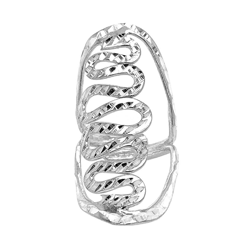 Serpent-Silver-Ring-front- Nueve-Sterling