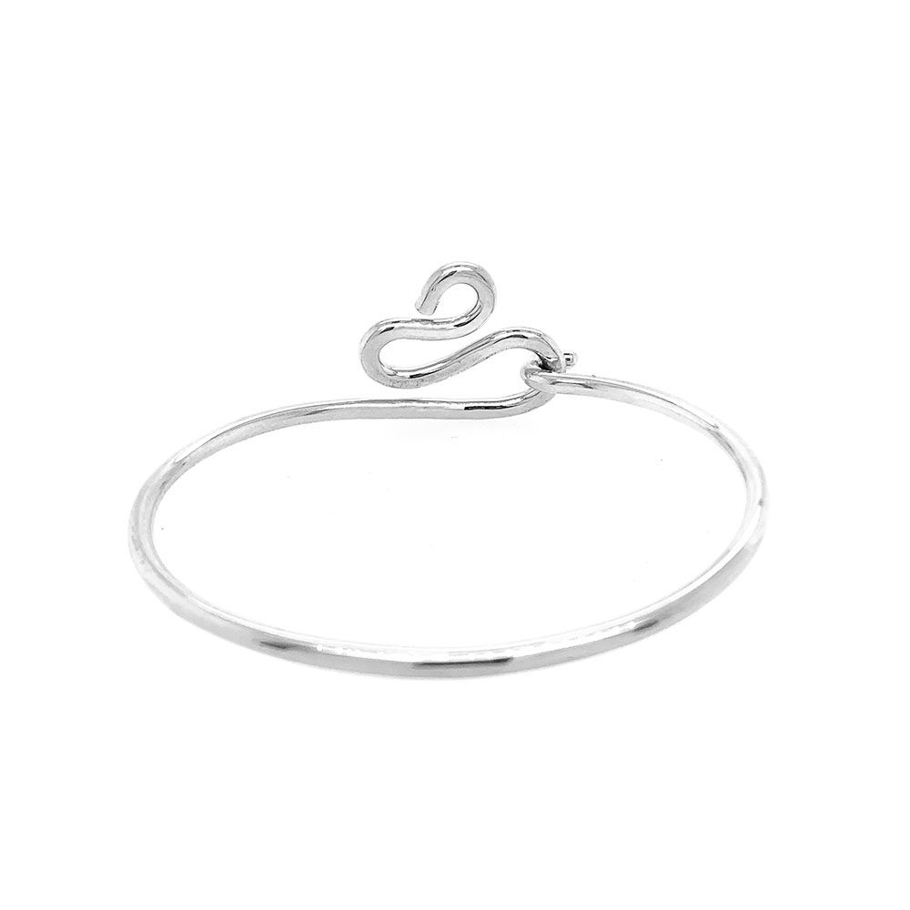 Snake-silver-bangle-back-Nueve-Sterling