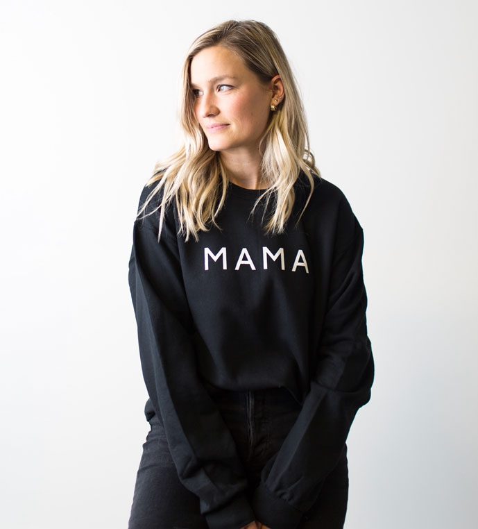 “Mama” Crewneck Sweatshirt Clothing
